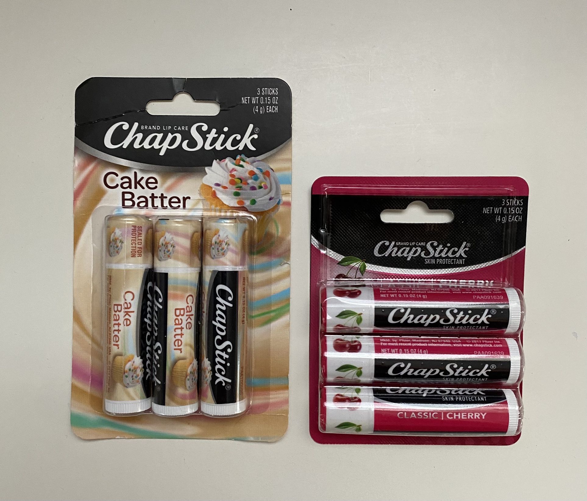 Chapstick 3 packs