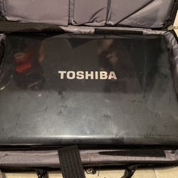 Toshiba Laptop & Case