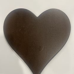 Heart stepping stone rustic