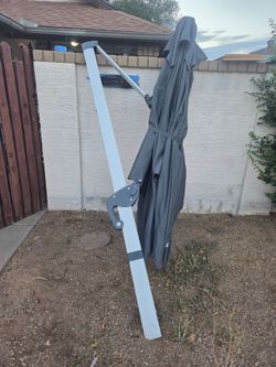 Mojia 11' X 11' Cantilever Patio Umbrella  360° Rotation