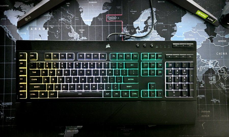 Corsair K55 RGB PRO Membrane Wired Gaming Keyboard