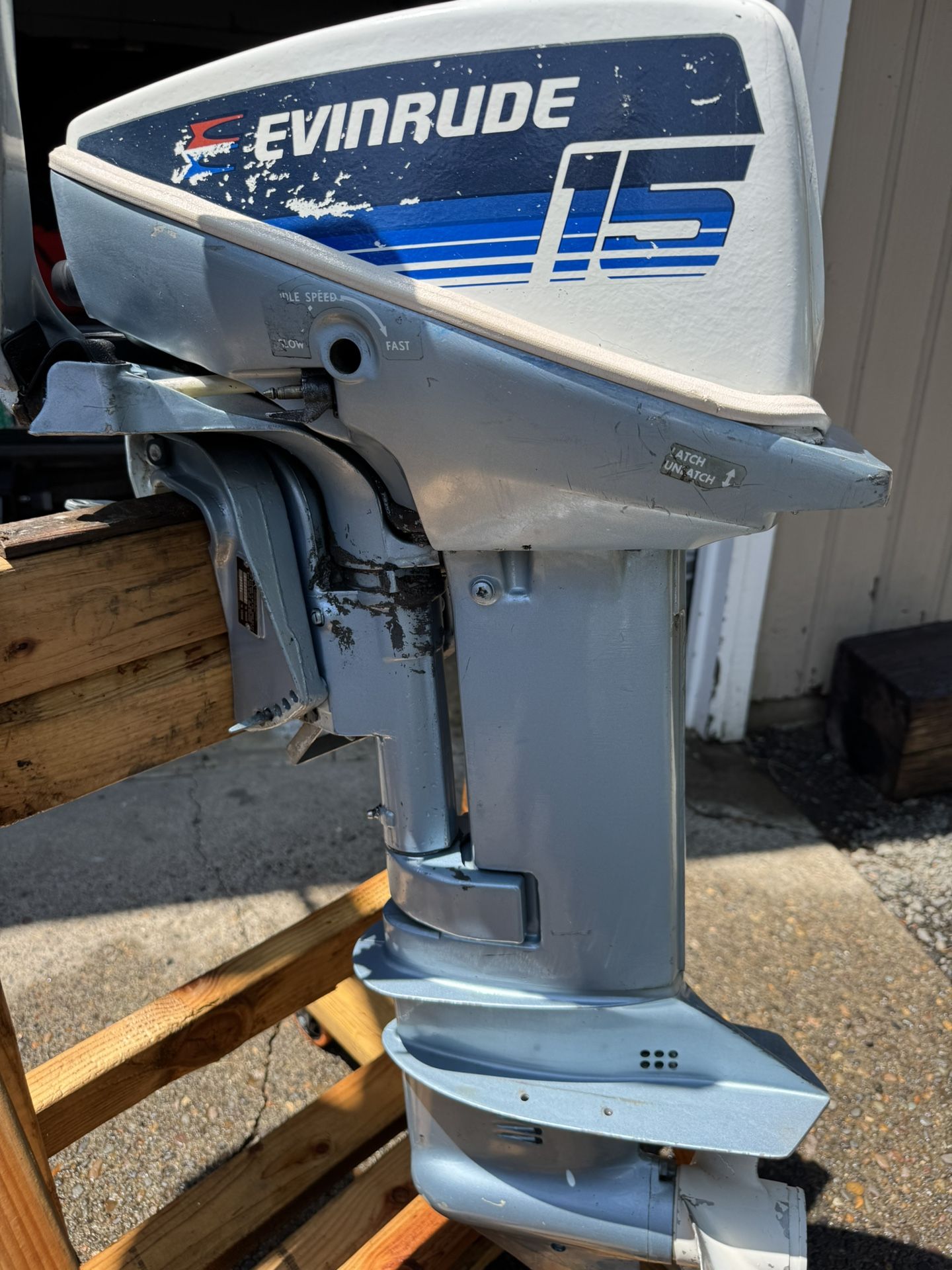 Evinrude 15hp Two Stroke Short Shaft