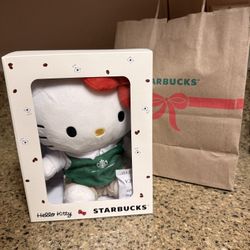 Hello Kitty Starbucks Plushie 