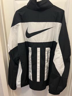 Nike men’s air wool track jacket black/white