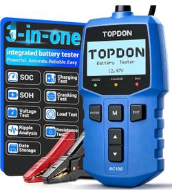 BC100 Car Battery Tester 12V Automotive 100-2000 CCA Load Tester