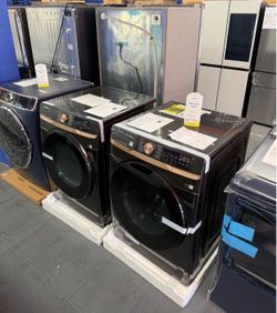 Samsung Washer And Gas Dryer Set Brand New, 1 Year Manufacturers Warranty