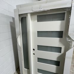 New Exterior Fiberglass Door 1 Sidelight