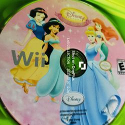 Wii Disney Enchanted Princess Game Disc