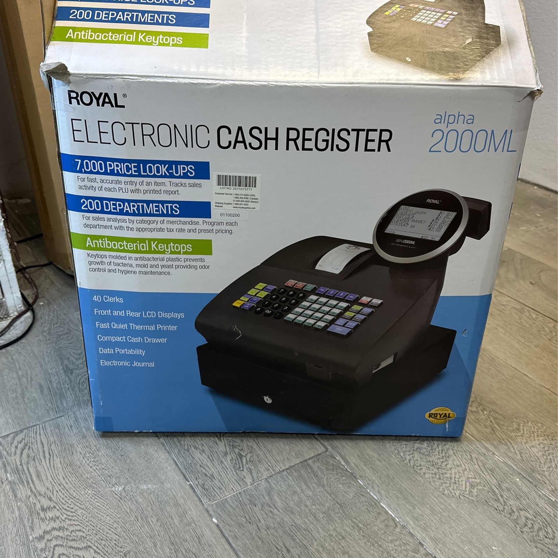 Royal 2000ml Cash Register