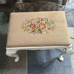 Antique Wooden Bench Or Stool