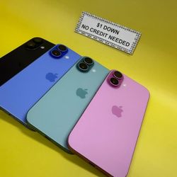 Apple IPhone 16 5G - Only $1 Today Pay The Rest Later! 