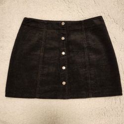 Corduroy Mini Skirt