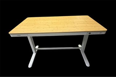 FlexiSpot EW8 Comhar Standing Desk Maple Color Electric Height Adjustable