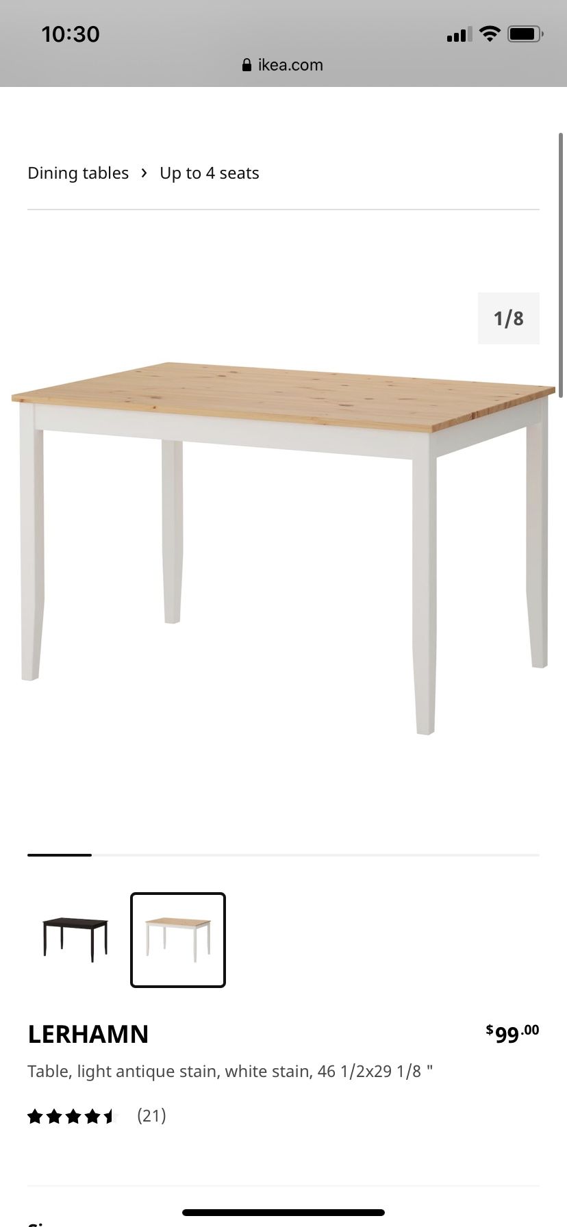 IKEA Lerhamn Table