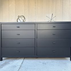 Gorgeous black & black dresser or console 