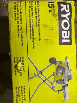 Ryobi 10-Inch Table Saw with Rolling Stand
