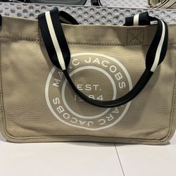 Marc Jacobs Beige Medium Signet Tote Bag 