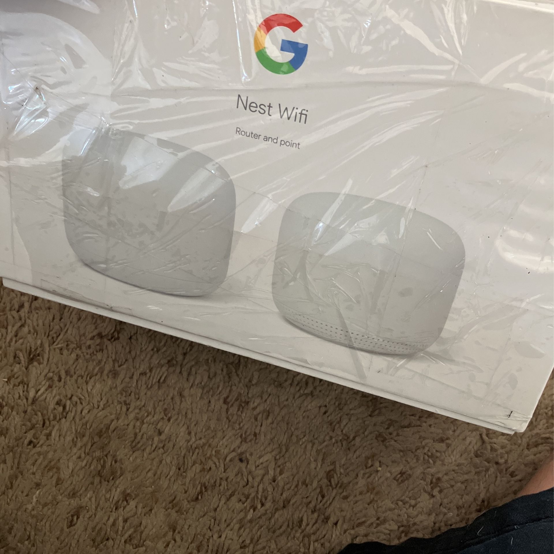 Google Nest Wi-Fi Router And Point