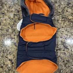 Top Paw - NAVY BLUE PUFFER COAT