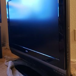 LG Flat Screen 50 Inch With TV  Stand  280$