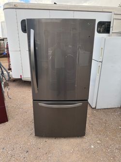 LG Black Stainless Steel Fridge