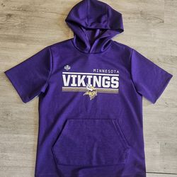Minnesota Vikings Official NFL Men's Small Short Sleeve Hoodie