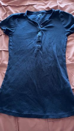 Hollister blue babydoll top