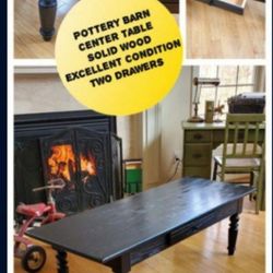 Pottery Barn Center Table Excellent Condition 