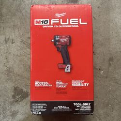 Milwaukee M18 FUEL GEN-3 18V Lithium-Ion Brushless Cordless 3/8 in. Compact Impact Wrench with Friction Ring (Tool-Only)