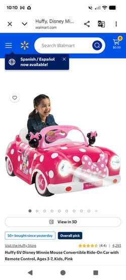 Minnie Mouse Electric Car