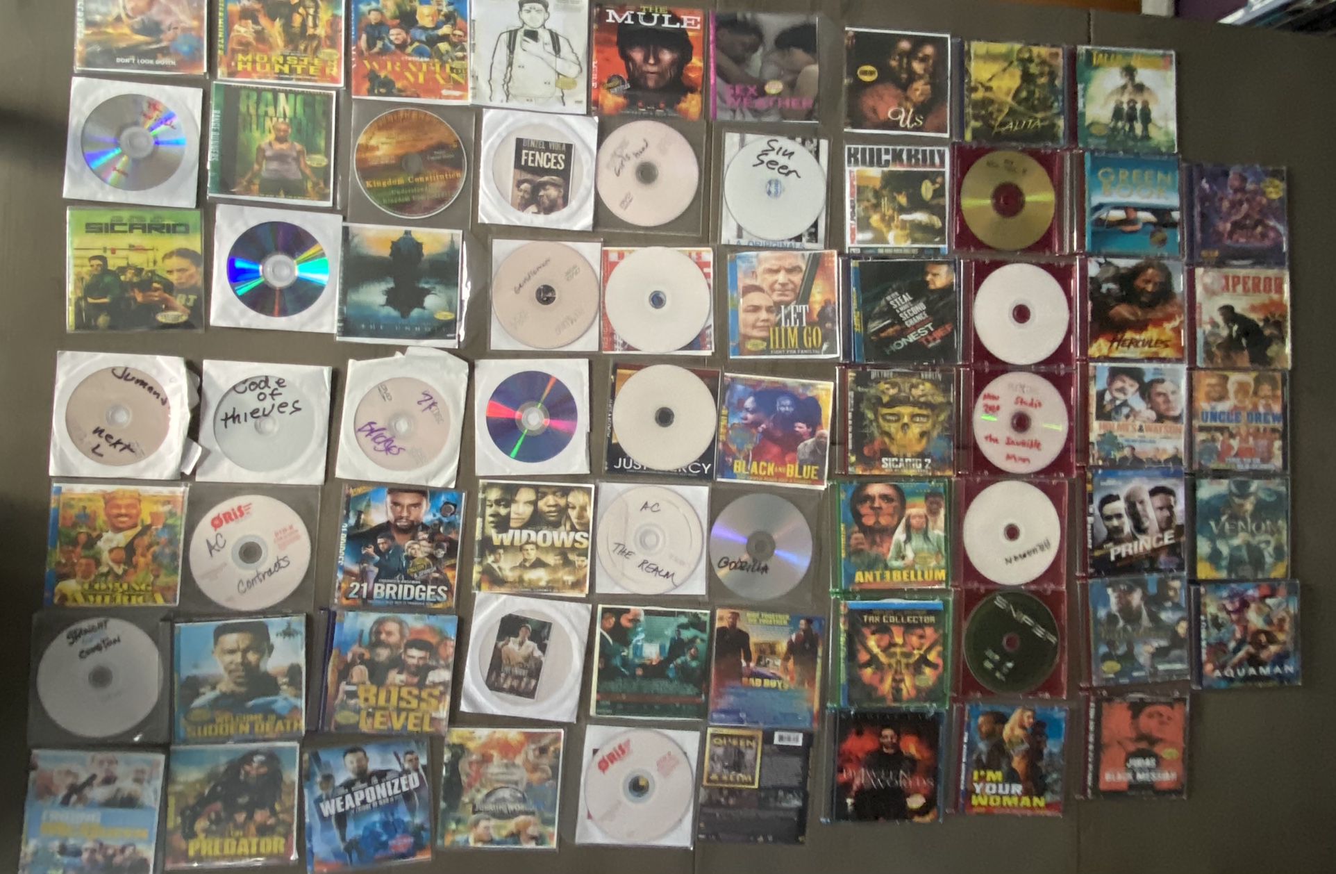 HUGE lot of 68 UNTESTED DVDs