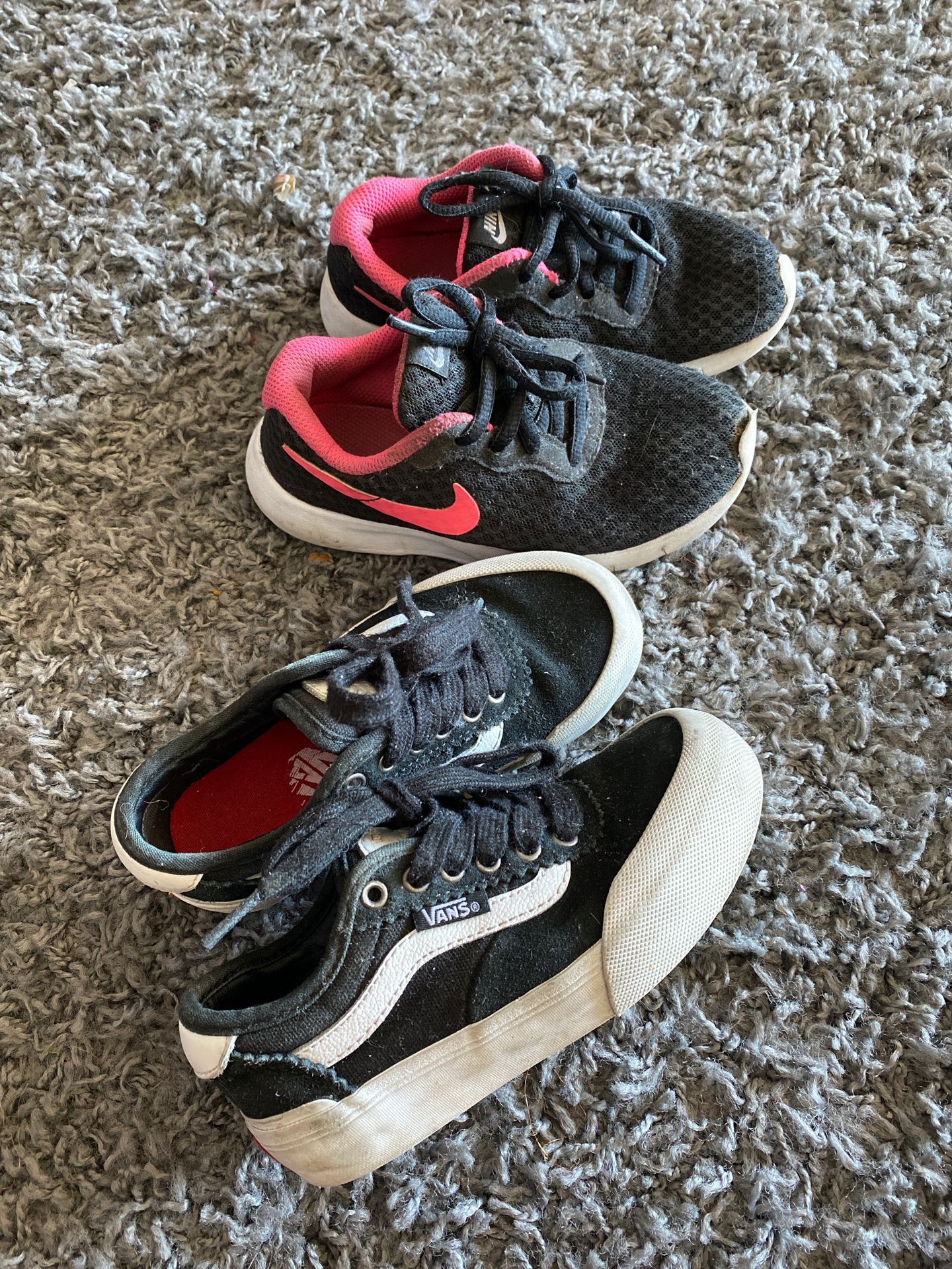 Nike/van kids shoes
