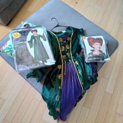Winifred Sanderson Sisters Costume With Wig