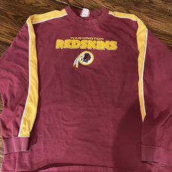 Vintage Washington Redskins NFL  Shirt Long Sleeve