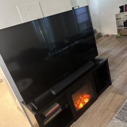 Black TV Stand 