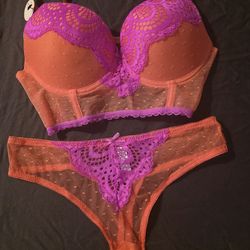 Beautiful thong and bra set