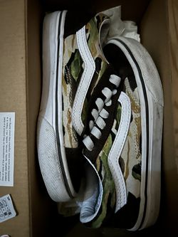 Old Skool VANS Camo Brown/Multi Size 1 YOUTH