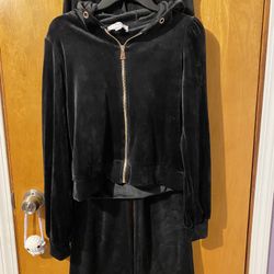 Black Velour Set
