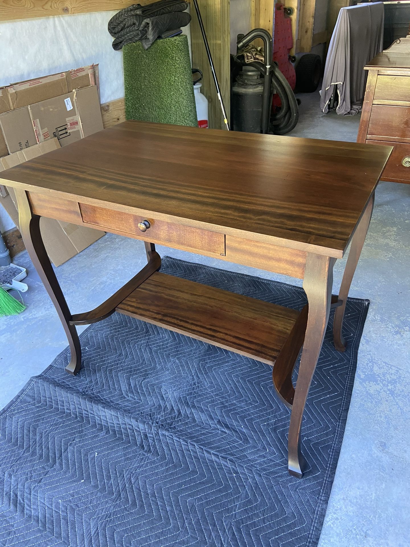 Antique Refinished Library Table