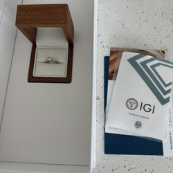 Diamond And Rose Gold Ring