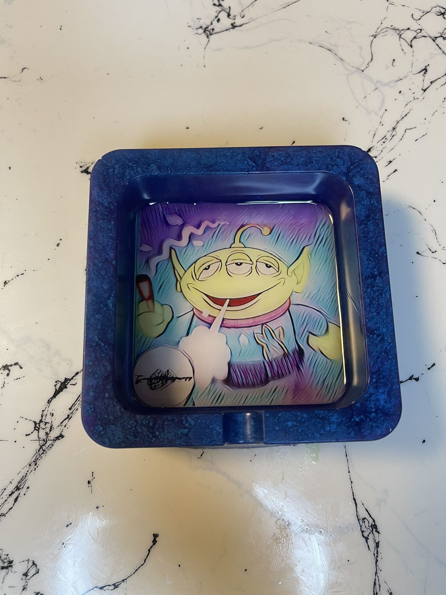 Little Green Men Ashtray