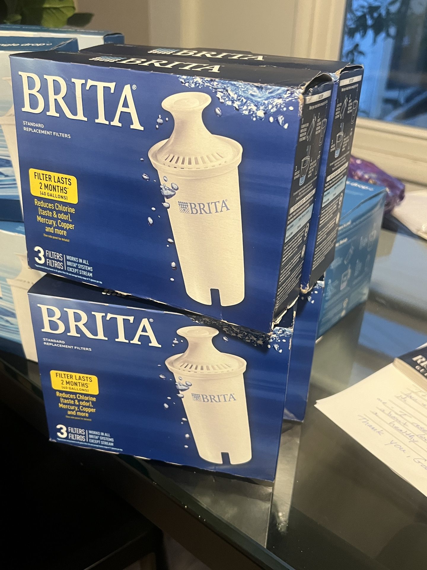 2 Boxes of Brita Standard Replacement Filters