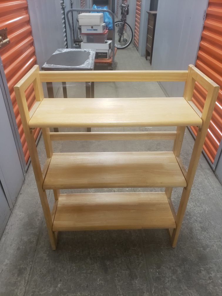 Solid Oak Foldable Shelves