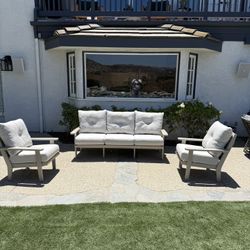 New Outdoor Sofa and Lounge Side Chairs