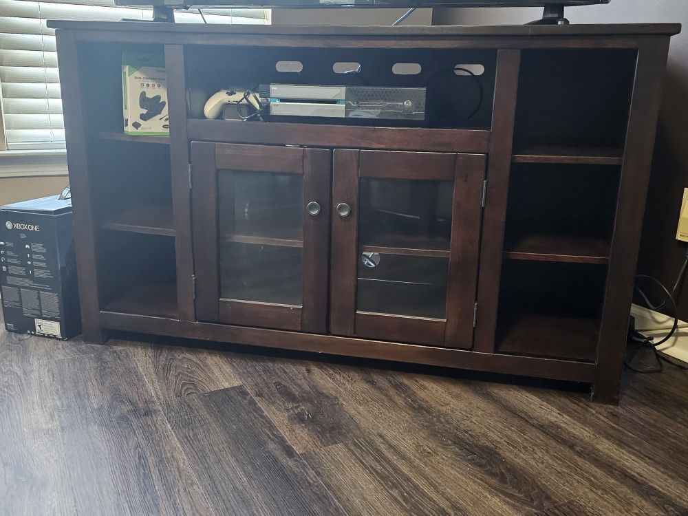 Wood Entertainment Center for Sale in Charlotte, NC OfferUp