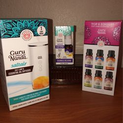 All Brand NEW! 🆕    Guru Nanda Aromatherapy - Salt Lamp Diffuser/Essential Oil Pack/ Spray 