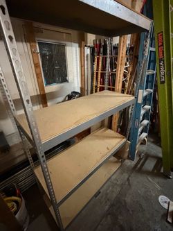 Storage shelves