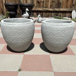 New Flower Pots Made Out Of Cement Perfect Gift 🎁 