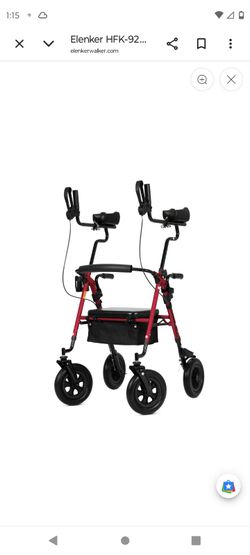 ELENKER UPRIGHT ROLLATER WALKER
