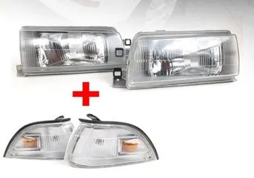Headlights and corner lights Set for 1(contact info removed) Toyota Corolla AE90 AE92 EE90 Without Bulbs